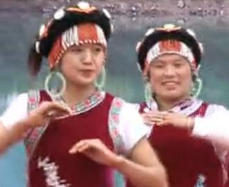 傈僳族舞蹈 舞动的姑娘