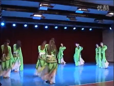 古典舞蹈踏歌 女子群舞 8人舞蹈